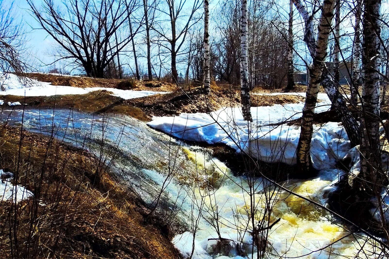 Весной весело журчат ручьи