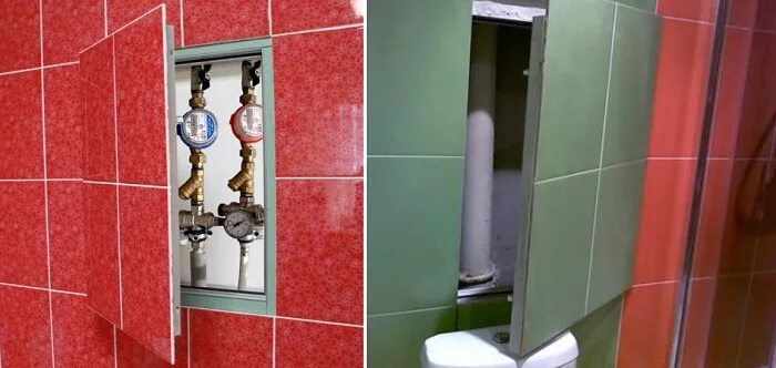 Где в стене трубы