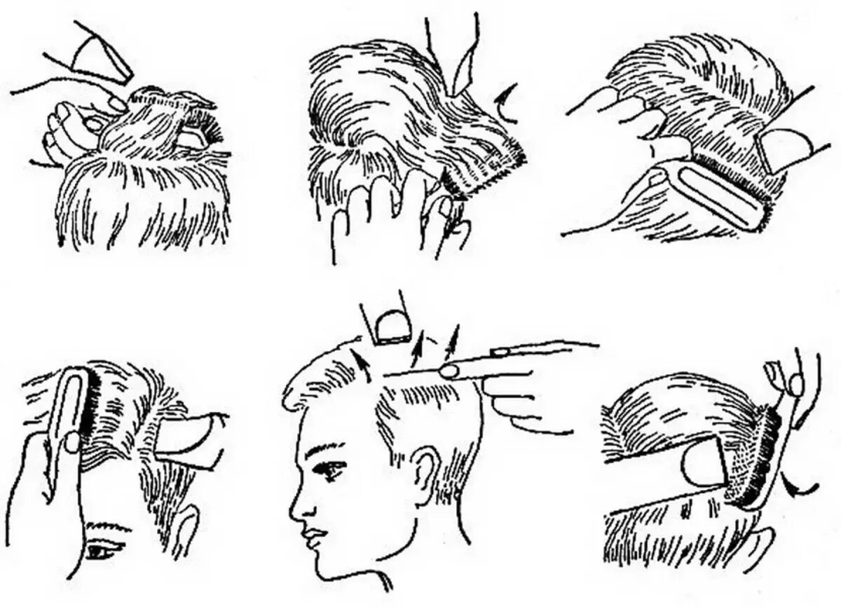 Укладка волос методом бомбаж схема. Схема укладки волос феном методом " бомбаж". Схема выполнения укладки волос. Технология выполнения укладки волос. Технология выполнения мужской стрижки