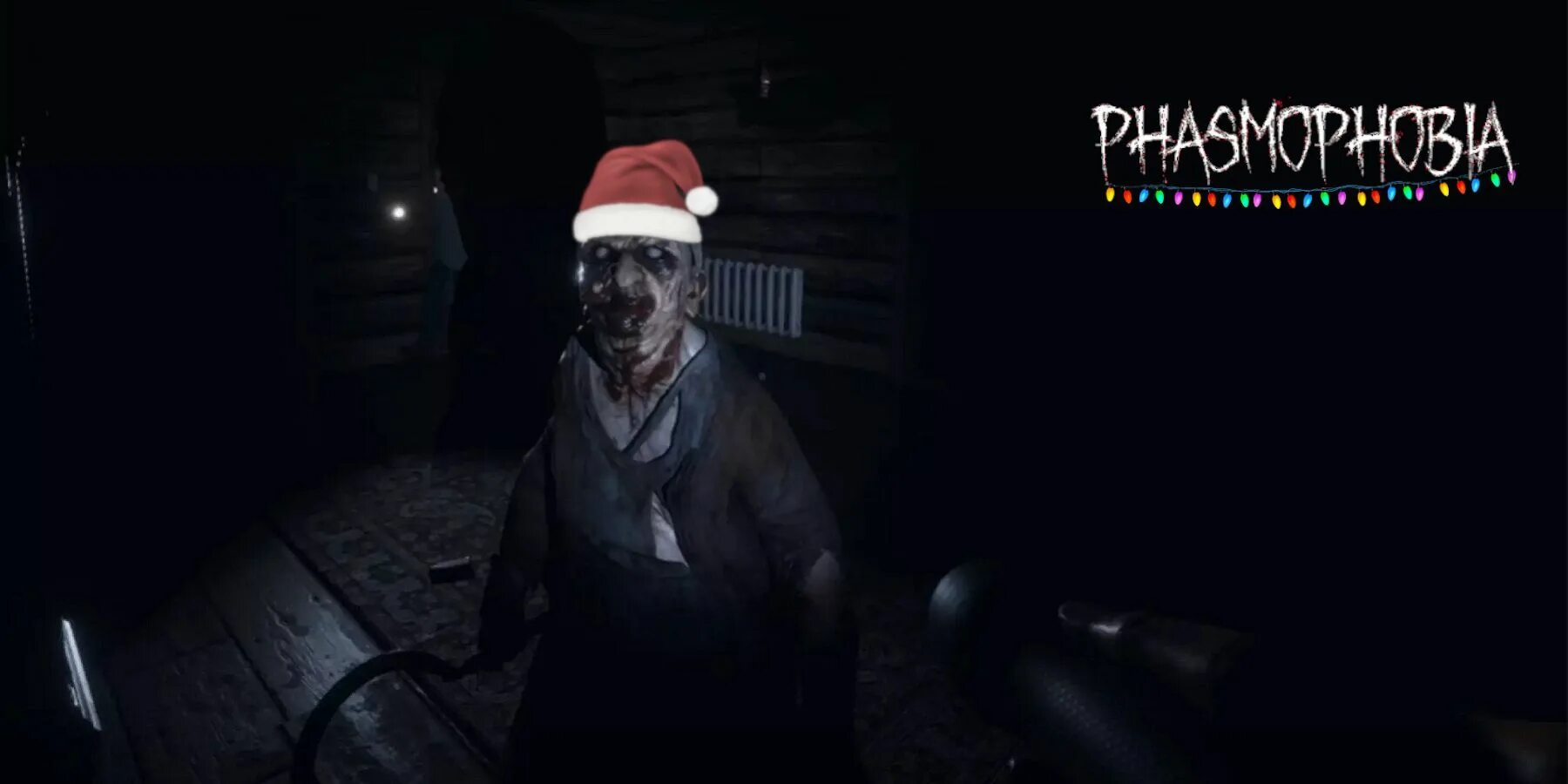 Пасха 2024 phasmophobia. Phasmophobia Christmas. Призрак Санты Фазмофобия. Фазмофобия Рождественская обновление.