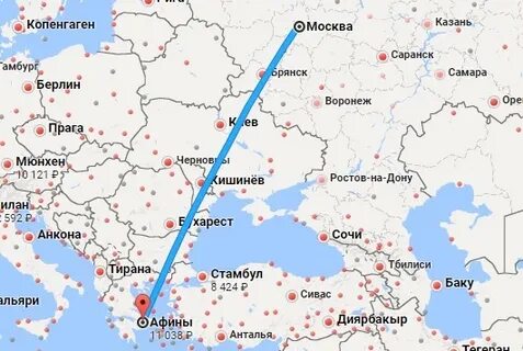 Москва афины