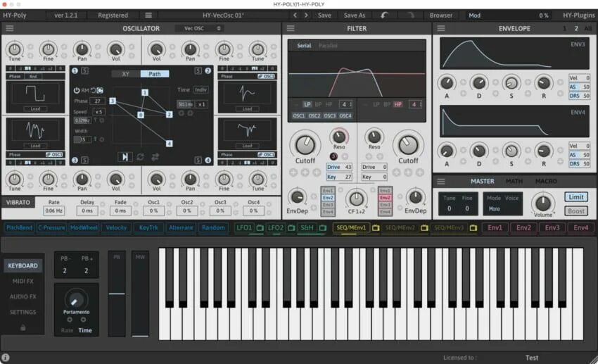 Vst synth. Synth1 vst. hy-plugins - hy-mps.