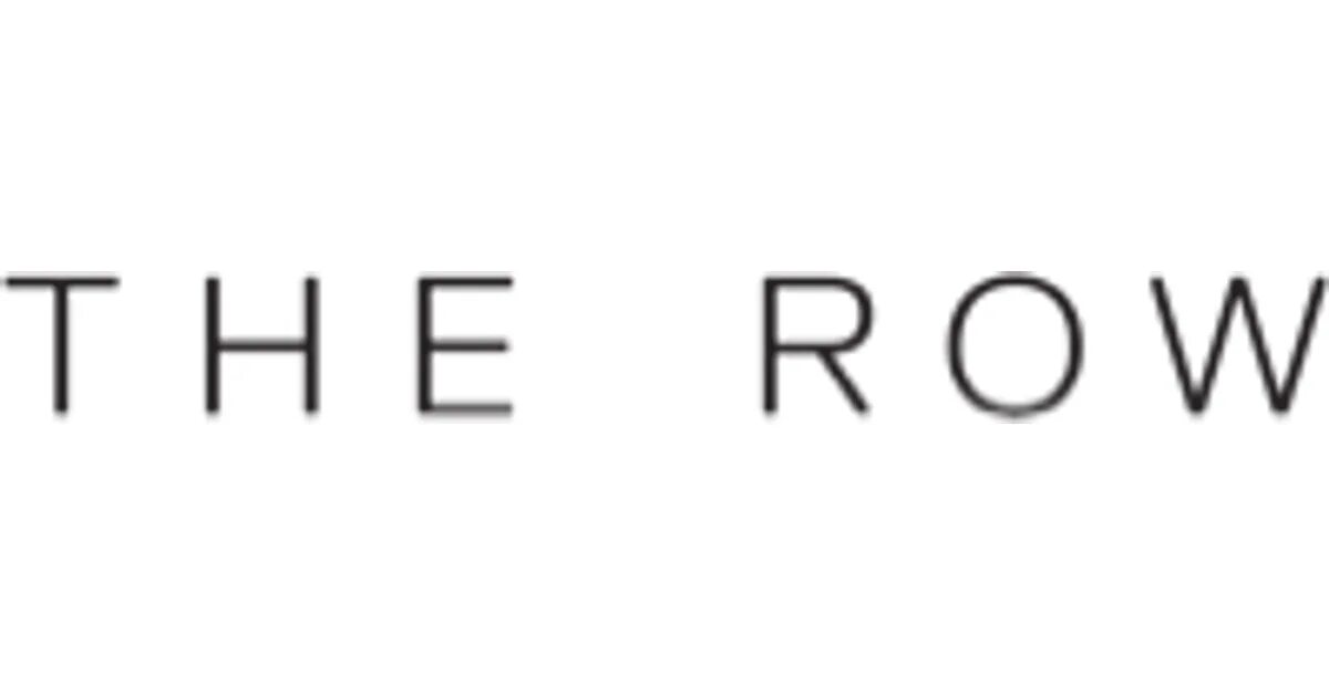 Only one row. The row бренд логотип. бренд одежды the row. the row logo шрифт. the row история бренда.