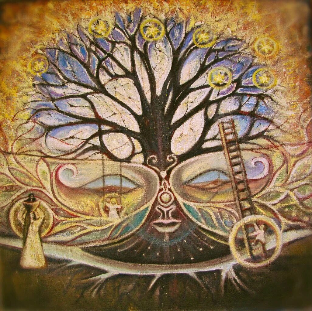 энергия человека. мистика эзотерика. дерево физика. тета-хилинг медитация исцеление. высший разум.