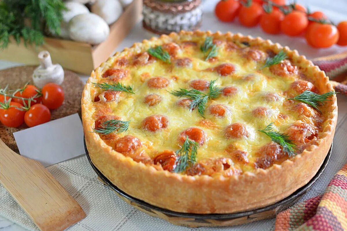 КИШ Лорен. Мини КИШ Лорен. КИШ Лорен (Quiche Lorraine). Французская кухня КИШ Лорен.