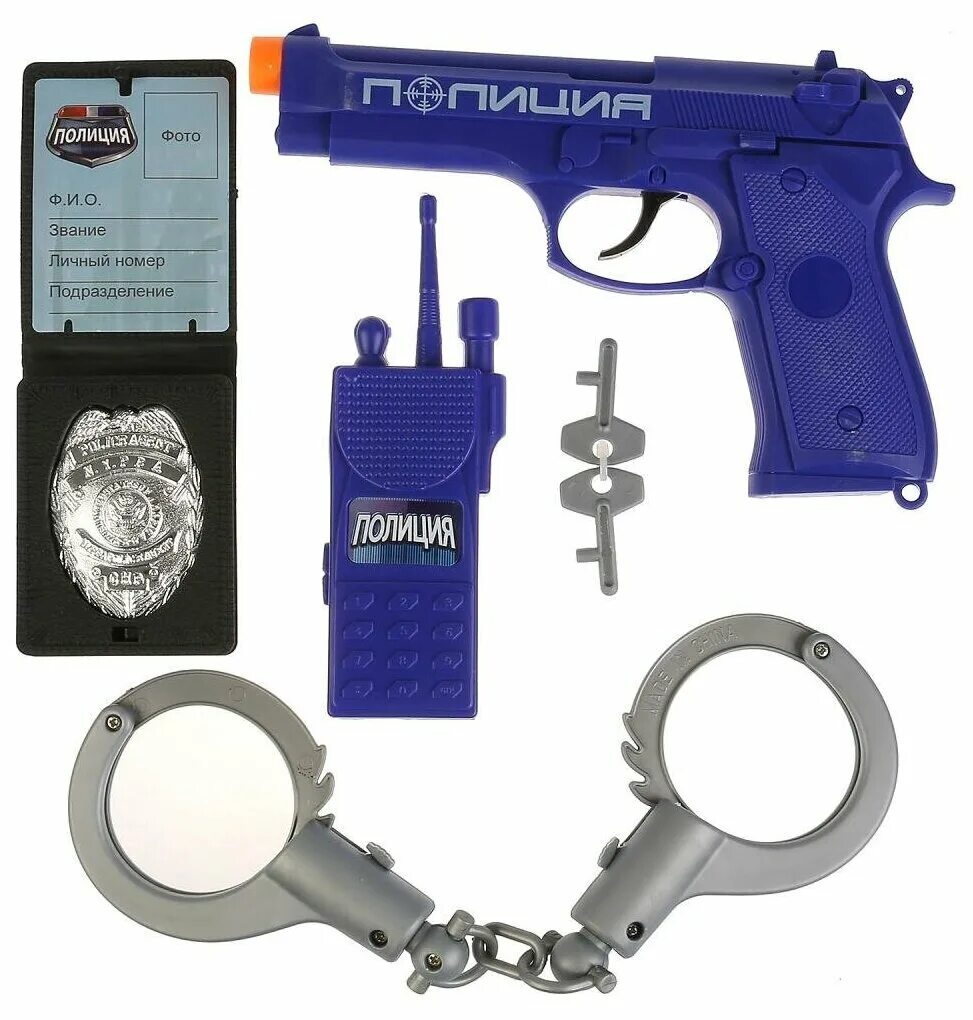 предметы полицейского. набор полицейского. полицейские вещи. предметы полицейского. инструменты полицейского для детей.