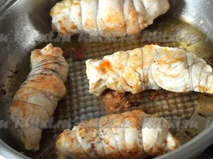 Куриные рулетики из куриного филе фото