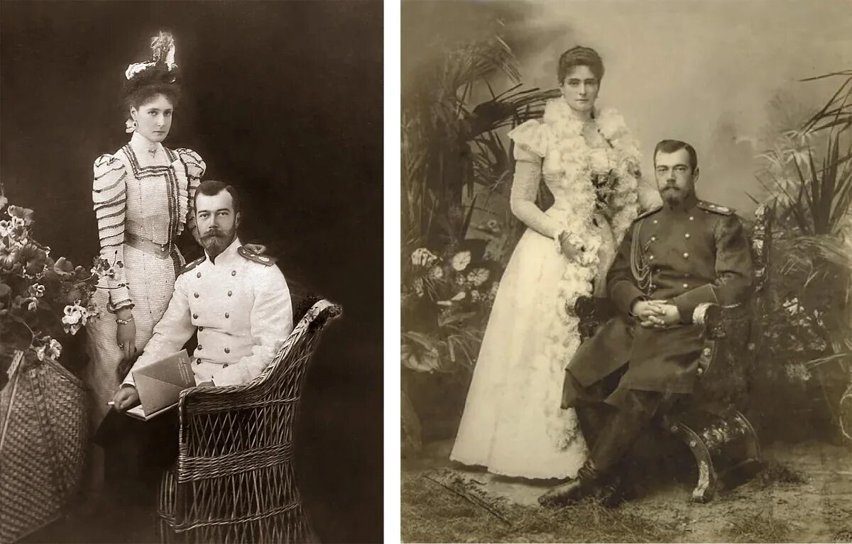 Свадьба Николая 2 и Александры Федоровны.