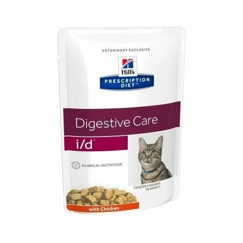пауч hill's pd для кошек. корм для кошек при расстройстве пищеварения влажный. корм royal canin лечебный gastro intestinal. корм хиллс гастро интестинал для кошек. Hills digestive care i/d для кошек 3.