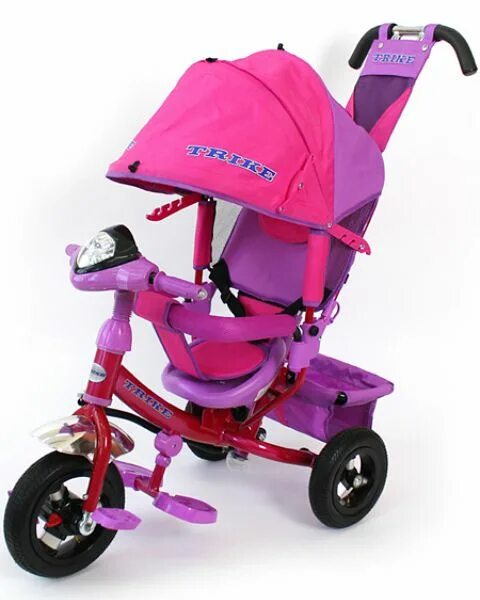 Трехколесный велосипед Trike Beauty 10"/8" tb7. Велосипед трехколесный Baby Trike «ws909» розовый. Велосипед Capella трехколесный с ручкой розовый. Трике трёхколёсный велосипед розовый. Трехколесный велосипед с ручкой с надувными колесами