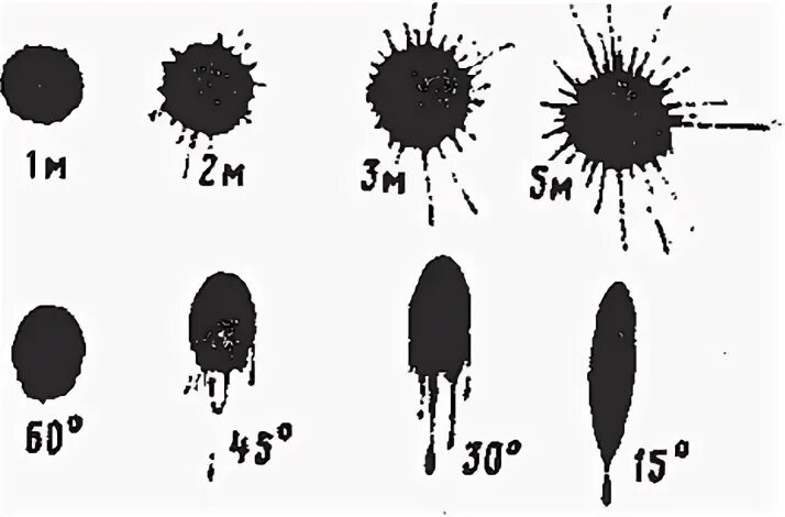 Размер пятна. Формы следов крови криминалистика. Следы крови криминалистика капли. Виды пятен крови криминалистика. Пятна от падения капель крови.