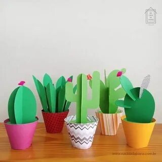Кактус из бумаги