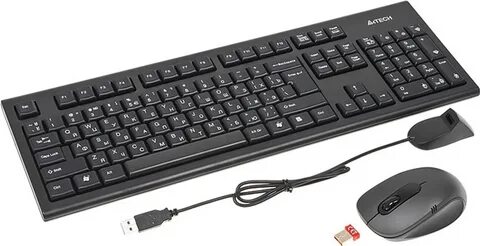 Комплект клавиатура мышь a4tech