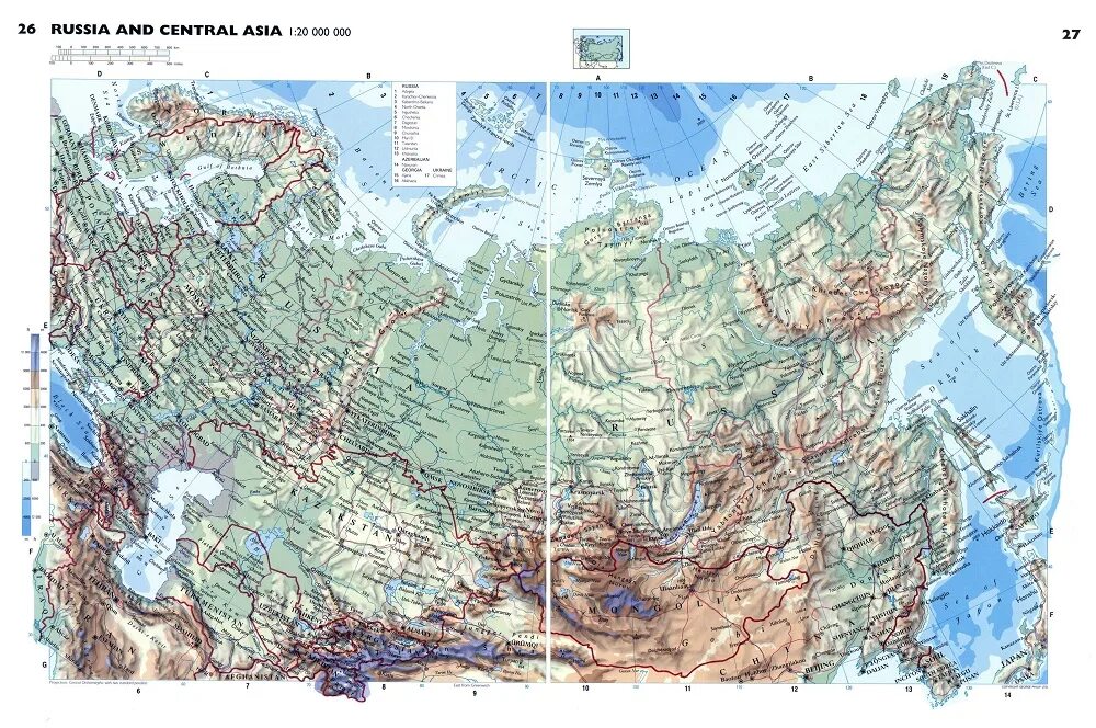 Подробную географическую