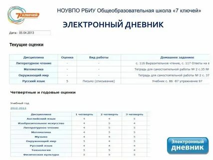 Электронный дневник 2 школа лермонтов