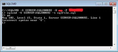 Sqlcmd