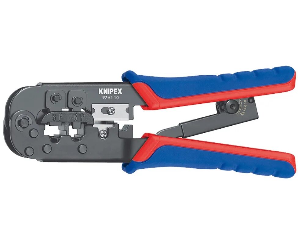 Инструмент для опрессовки штекеров Knipex 97 51 10 KN-975110. Knipex обжимник ручной KN-975110. Ручной обжимник Knipex KN-975112. Knipex обжимка RJ 45. Клещи для опрессовки купить