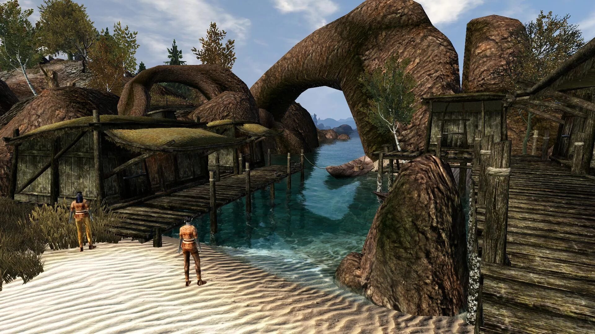 The elder scrolls morrowind. The Elder Scrolls III: Morrowind. Morrowind гигант. Новый морровинд. Morrowind моды на города.