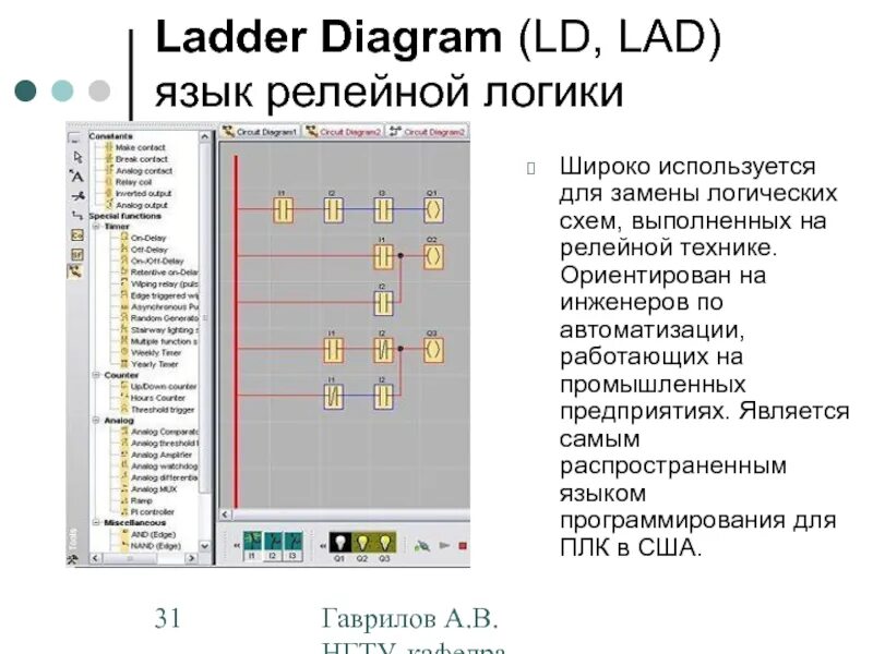 Язык программирования для автоматизации. Ld (ladder diagram) — язык релейных схем. программирование на языке релейно-контактных схем. ladder язык программирования. ladder diagram язык программирования.