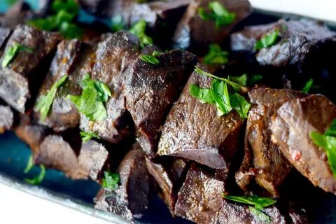 Шашлык из печени рецепт