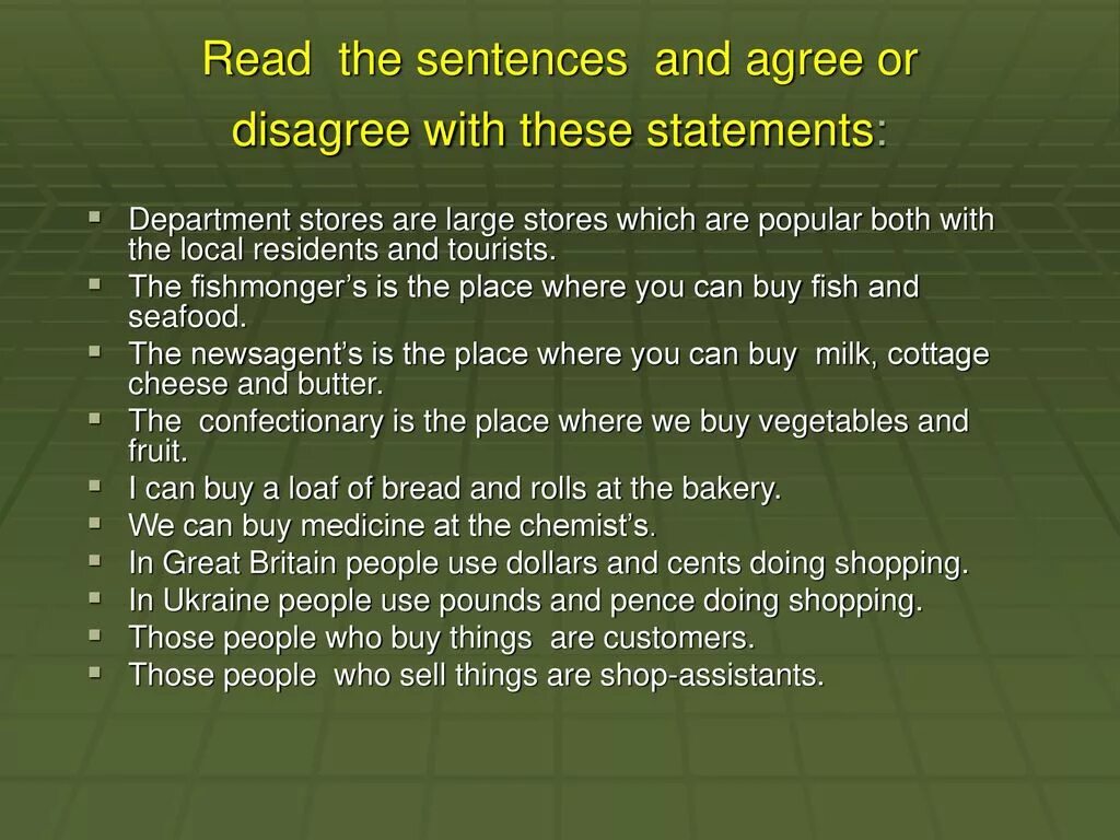 Agree or Disagree with the sentences. Agree Disagree Statements. Statements to agree or Disagree. Read the sentences.