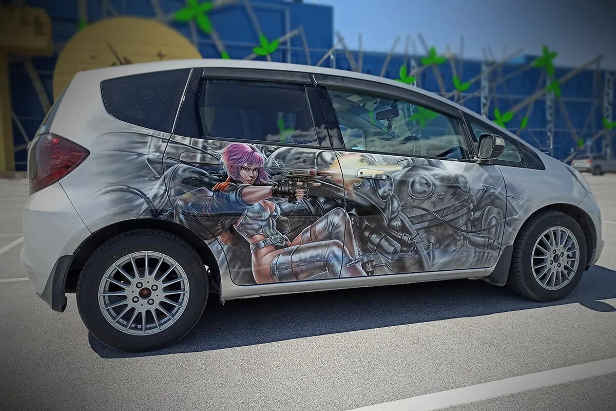 Одуванчик на Mazda CX5 - Spb AirBrush