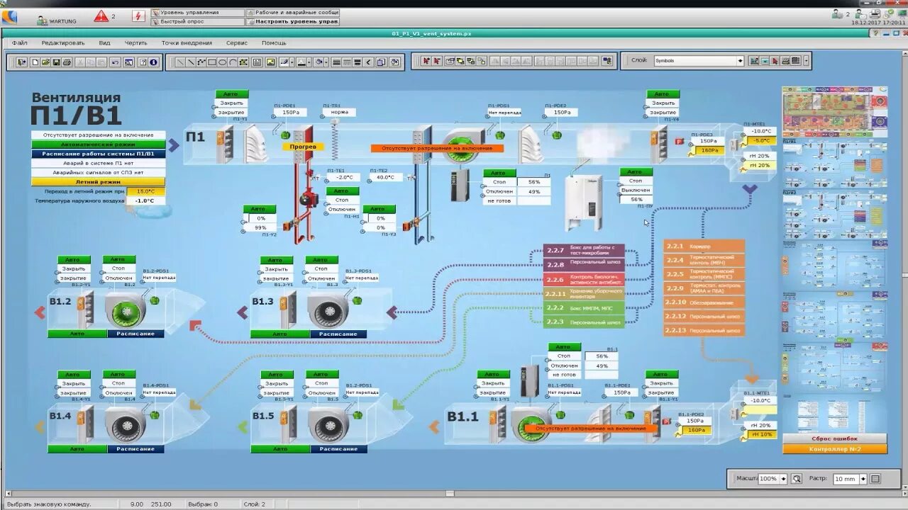 Обучение scada. Программирование скада. scada система вентиляции. masterscada 4d контроллеры.
