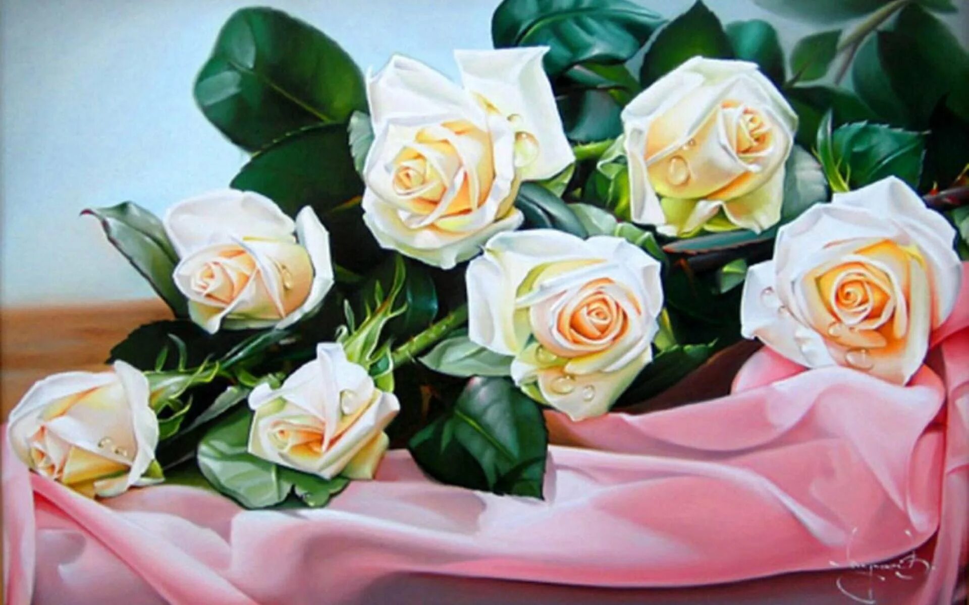 Открытки с белыми розами. Открытки с днем рождения белые розы.
