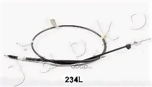 Трос ручника аурис. Трос ручного тормоза королла ае104. l234-30-04xa аналог. in-yo06s23m-a234-l.