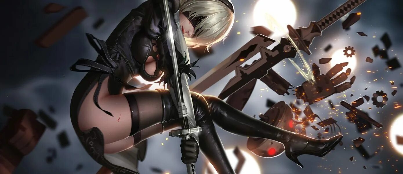 2b 2 18. NIER 2b +18. 2b Dark Skin NIER. 2b NIER оружие.