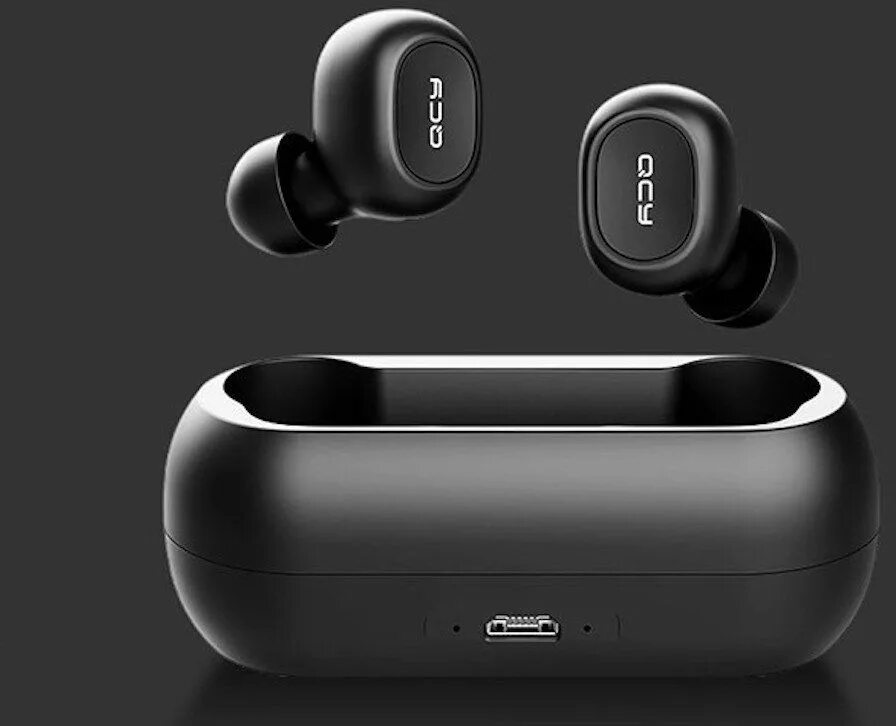 Наушники Xiaomi QCY t1c. Беспроводные наушники QCY t1c. Беспроводные наушники QCY TWS Earphones t1c (Black). Наушники QCY t1c (белый).