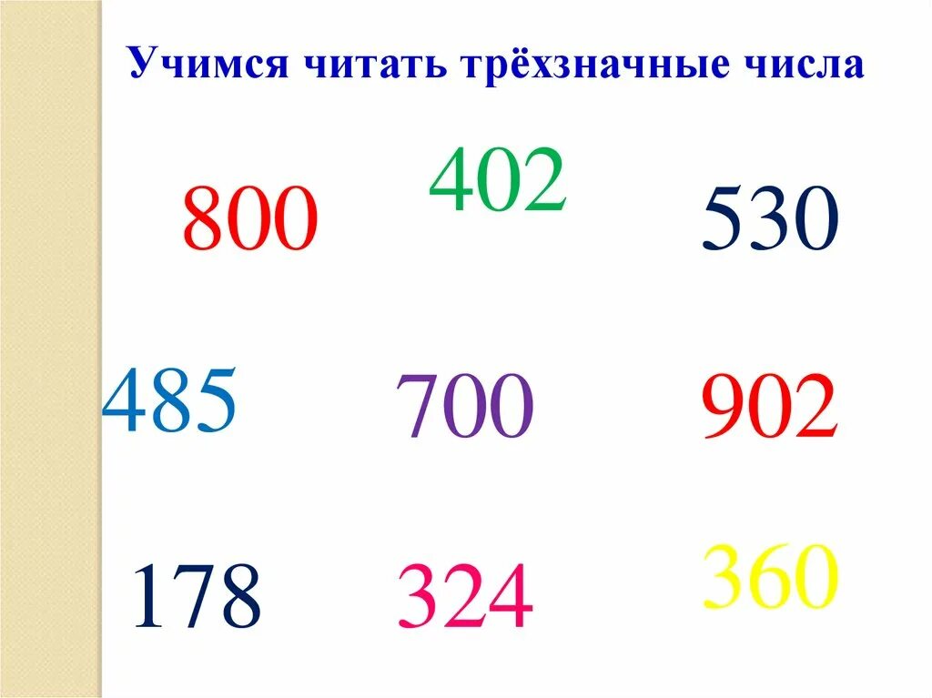 Трехзначные числа по математике 3 класс. Трёхзначные числа 3 класс. Задание по математике трехзначные числа. Образование и название трехзначных чисел. Презентация математика 3 класс трехзначные числа