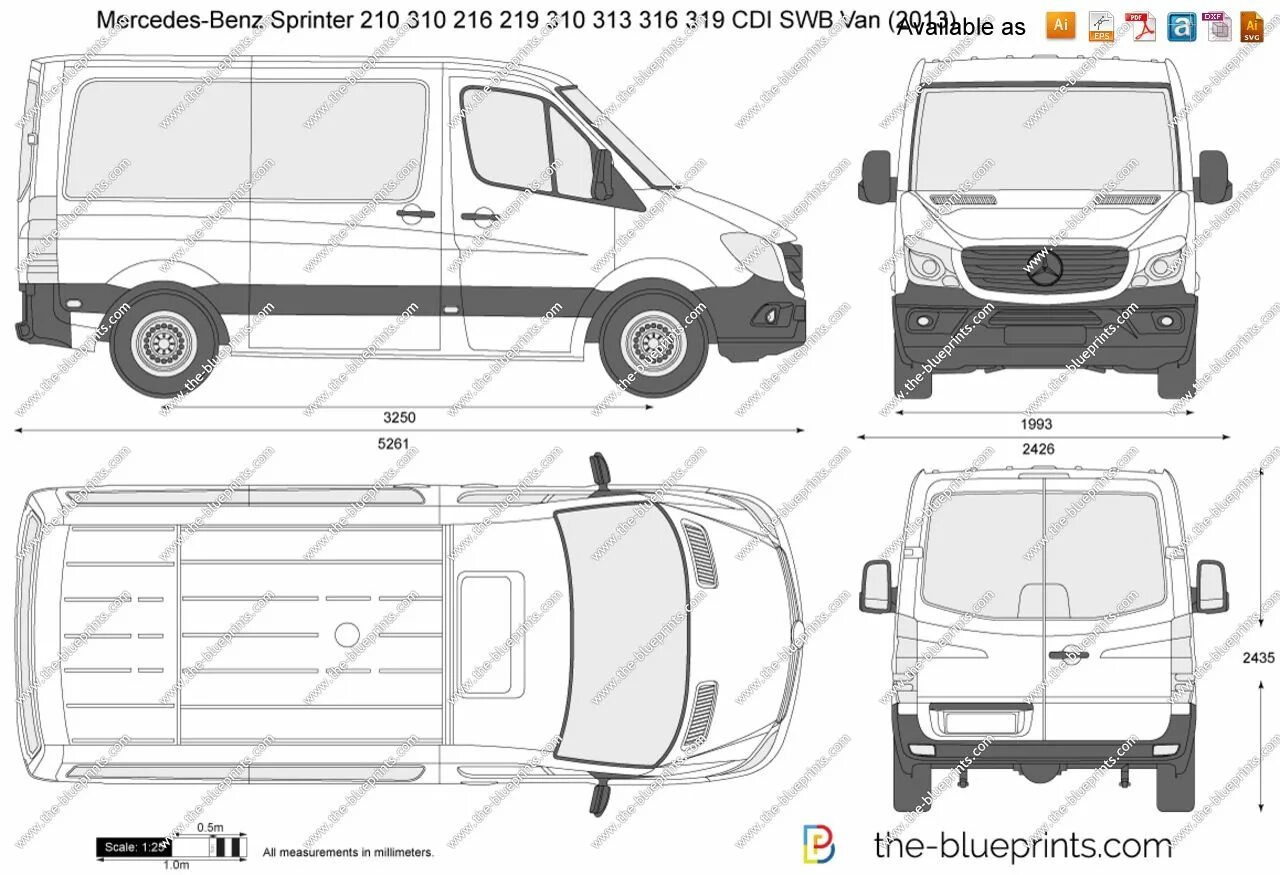 Как правильно мерседес спринтер. Мерседес Бенц 313 CDI Sprinter. Mercedes-Benz Sprinter 311 CDI чертеж. Mercedes-Benz Sprinter 311 CDI габариты. Mercedes-Benz Sprinter 2008 габариты.