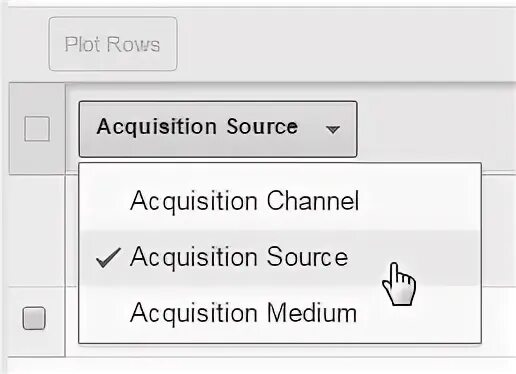 Acquisition source