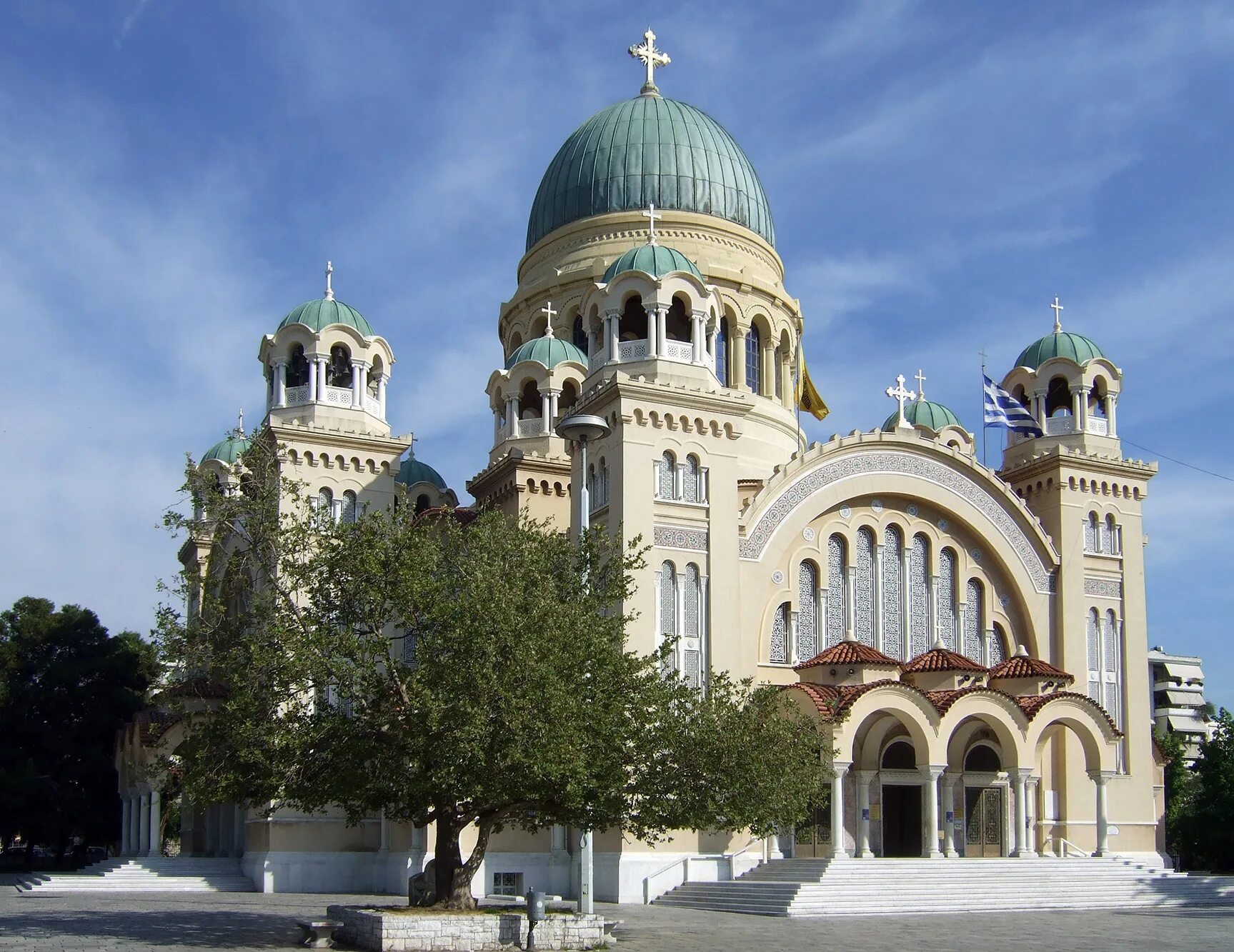 Русско греческая церковь. Патры Греция храм Андрея Первозванного.