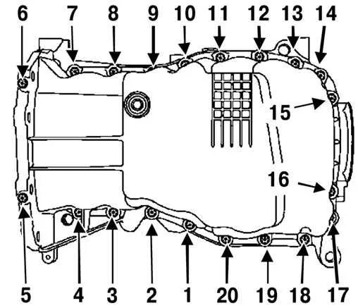 Протяжка масляного поддона д 245 схема. Момент затяжки поддона двигателя. Схема затяжки поддона ваз 21 10. Момент затяжки поддона двигателя. Затяжка болтов поддона камаз 740.