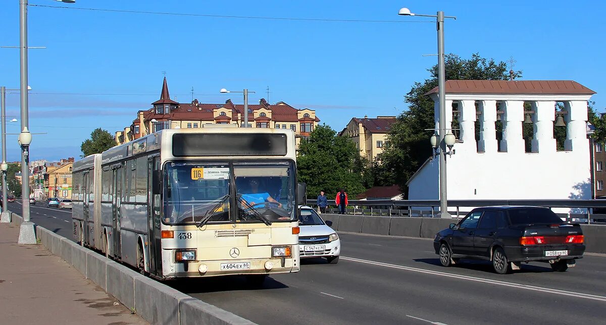 Mercedes-Benz o405g Псков. Псковский Автобусный парк. Твое Псков.