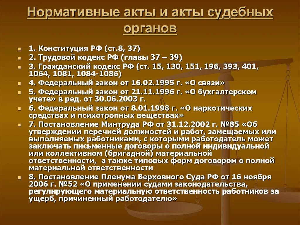 Значение актов высших судебных органов. Акты органов судебной власти. нормативно правовые акты судебной власти. нпа материальной ответственности. нормативно правовой акт материальной ответственности.