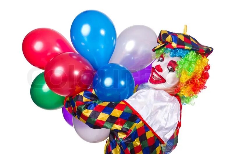 Клоун с шарами. Клоун с воздушными шариками. Шар забавный клоун. Картинка клоун с шарами.