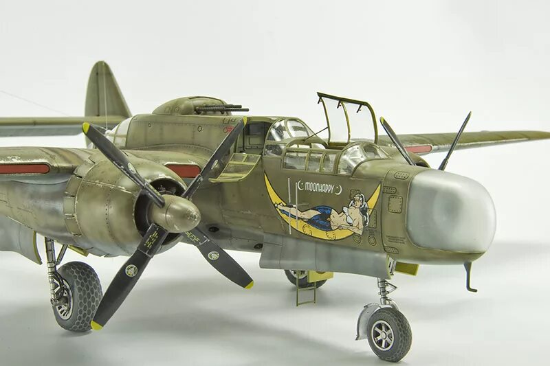 P-61. P-61a-1 Black Widow. P-61a "Black Widow" модель. Нортроп p-61 «Блэк Уидоу».