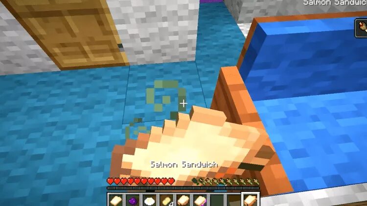 15. Мод для майнкрафта кафе. Мод на бутерброды. Сэндвич постройка в майнкрафте. Мод сэндвич майнкрафт.