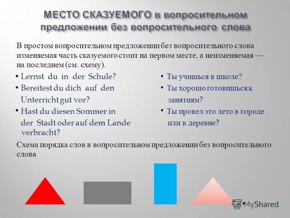 Вопросительные предложения без вопросительного слова. Схема немецкого предложения. Схемы предложений в немецком языке. Схема составления предложений в немецком языке. Строение предложения в немецком языке.