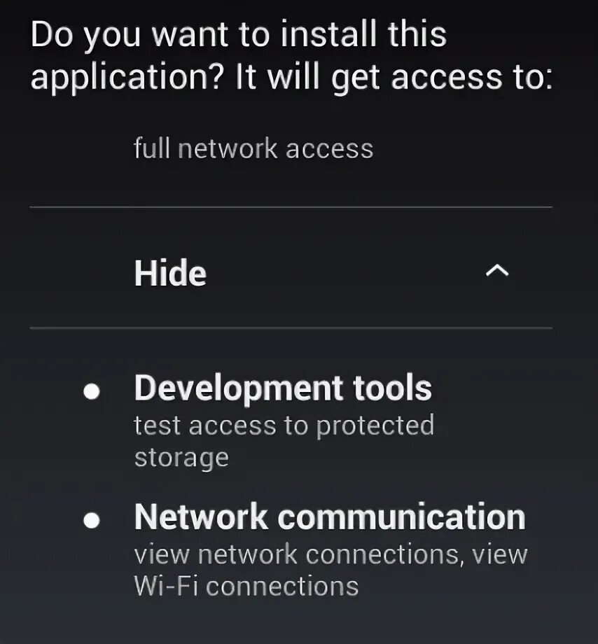 Disable dev. Disable dev