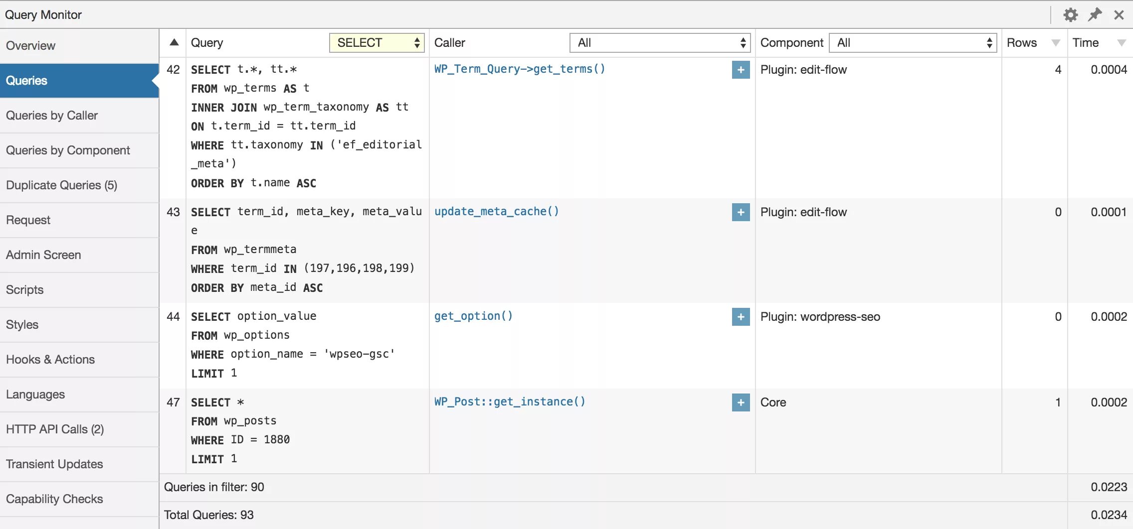 Query Monitor. Wp_query. Appsmith query Monitor.