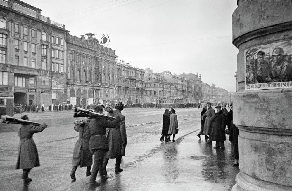 Фотографии блокады. Ленинград в Великой Отечественной войне в 1941.