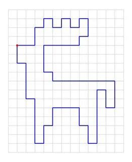 Графический диктант по клеточкам Квесты Дома Дзен