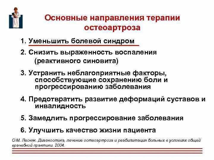 Синдромы остеоартрита