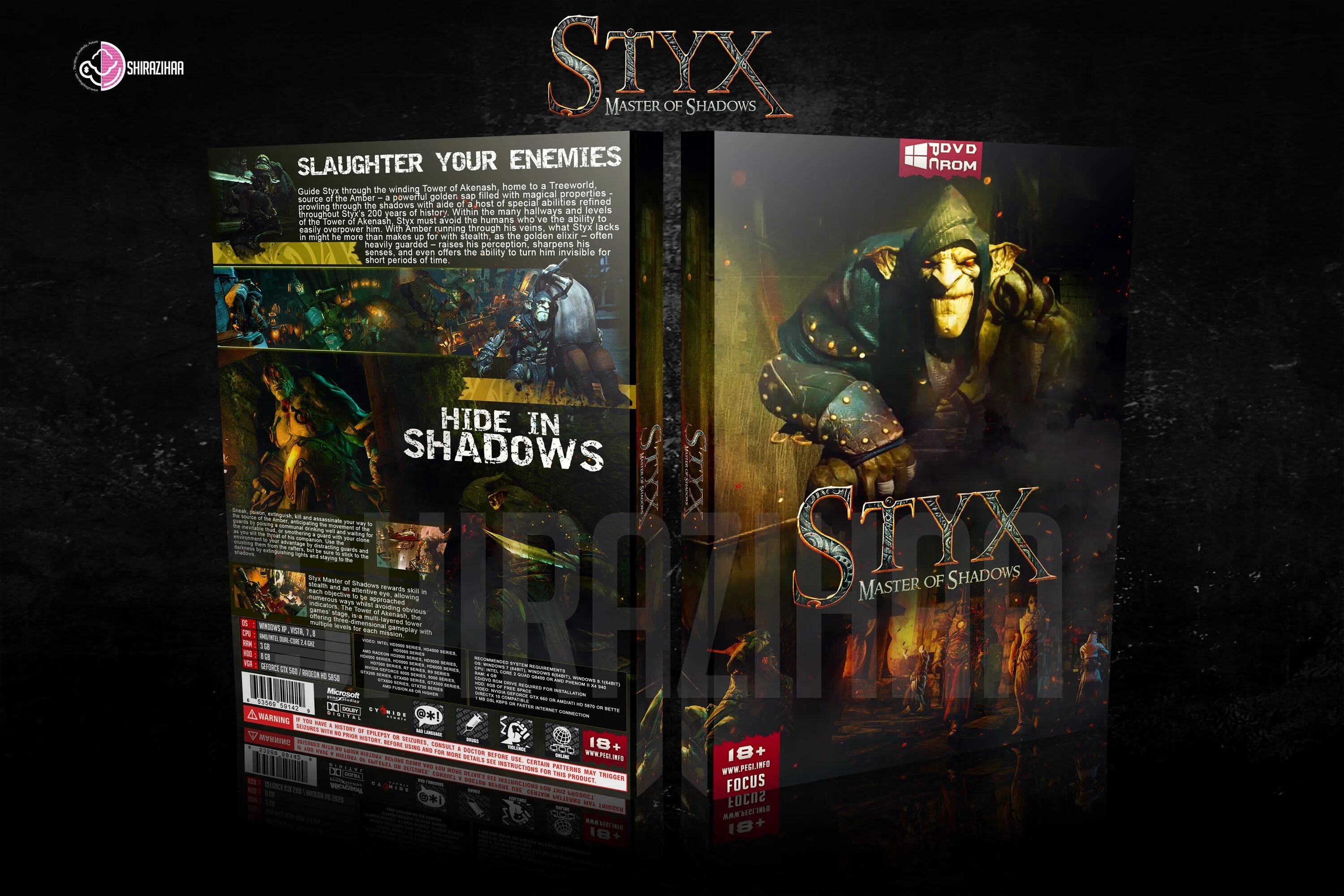 Shadow master игра. Стикс мастер оф Шадовс. Styx: Master of Shadows обложка. Styx Master of Shadows Cover. Читы Стикс.