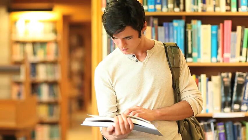 Reading books video