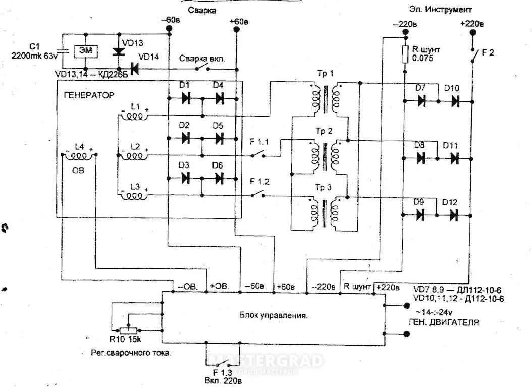 Управление св. Генератор г 290 схема подключения. Г-290 Генератор схема. Генератор г-290 схема электрическая. Сварочник из генератора г290.